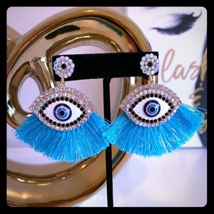 Beautiful Earrings Blue!!